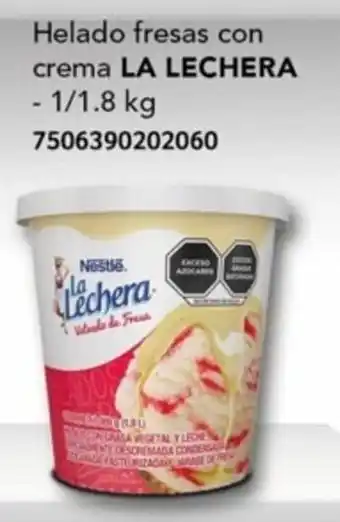 City Club Helado fresas con crema LA LECHERA - 1/1.8 kg oferta