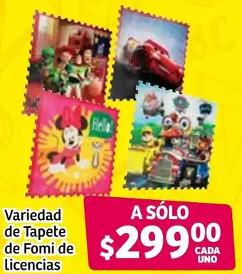 Vareidad de Tapete de Fomi de Licencias
