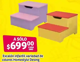 Escalón Infantil Variedad de Colores Homestyle Desing