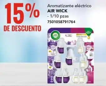 Aromatizante eléctrico AIR WICK - 1/10 pzas 7501058791764