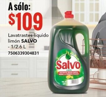 City Club Lavatrastes líquido limón SALVO -1/2.6L oferta