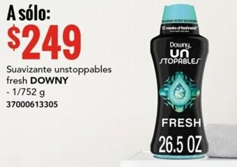 City Club Suavizante unstoppables fresh DOWNY -1/752 g oferta