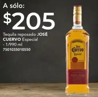 City Club Tequila reposado JOSÉ CUERVO Especial - 1/990 ml 7501035010550 oferta