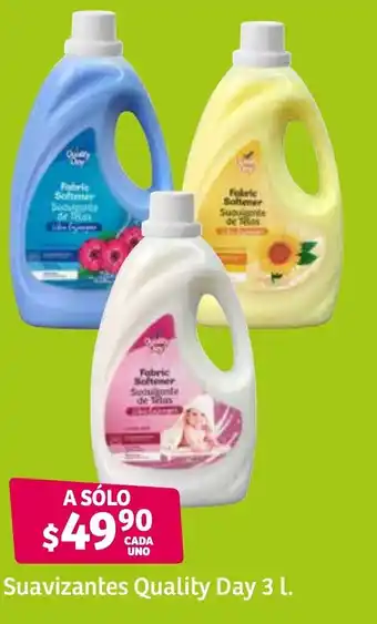 Soriana Súper Suavizante Quality Day 3L oferta