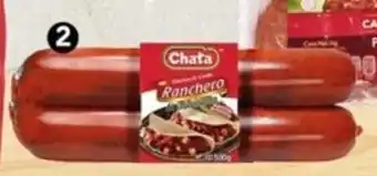City Club Chorizo ranchero CHATA -1/500 g oferta