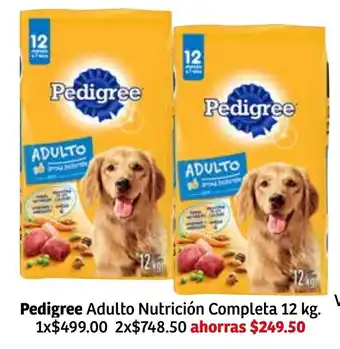 Pedigree Adulto Nutrición Completa 12kg
