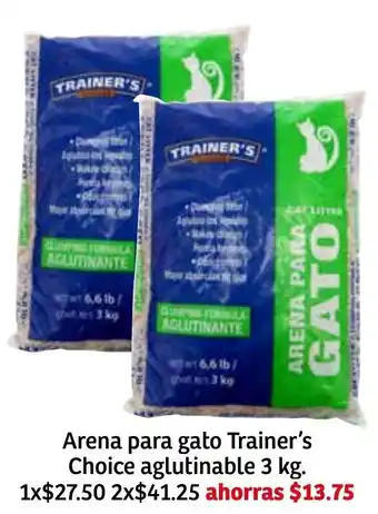 Arena para Gato Trainer's Chioce Aglutinable 3kg