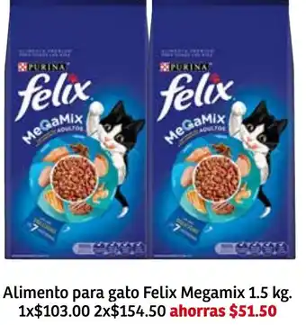 Alimento para Gato Felix Megamix 1.5kg