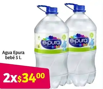 Soriana Súper Agua Epura Bebé 5L oferta