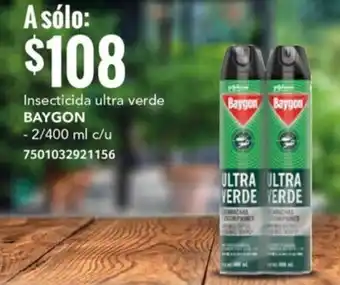 Insecticida ultra verde BAYGON - 2/400 ml