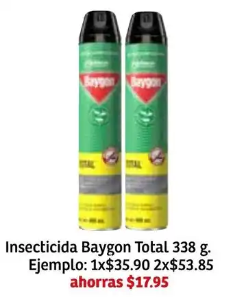 Soriana Súper Insecticida Baygon Total 338g oferta