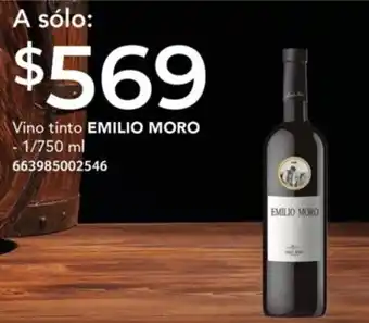 City Club Vino tinto EMILIO MORO - 1/750 ml 663985002546 oferta