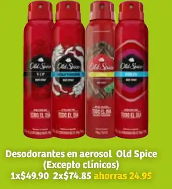 Soriana Súper Desodorantes en Aerosol Old Spice oferta