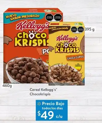 Walmart Cereal Kellogg's Chocokrispis oferta