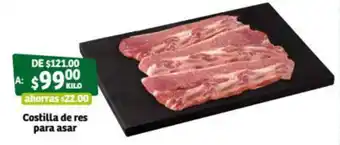 Soriana Súper Costilla de res para asar oferta