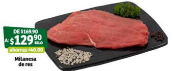 Soriana Súper Milanesa de res oferta