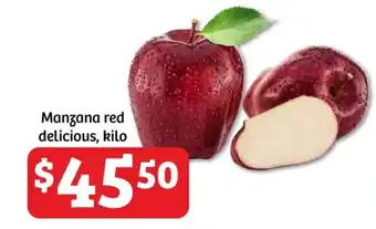 Soriana Mercado Manzana red delicious, kilo oferta