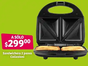 Soriana Súper Sandwichera 2 Panes Collezioni oferta