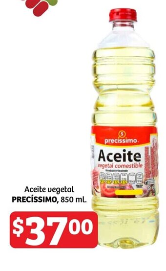 Soriana Súper Aceite vegetal PRECÍSSIMO, 850 ml. oferta