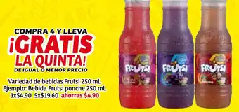 Variedad de Bebidas Frutsi 250ml