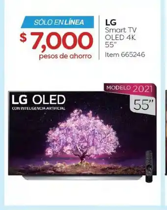 Costco LG - Smart TV OLED 4K 55" - 665246 oferta