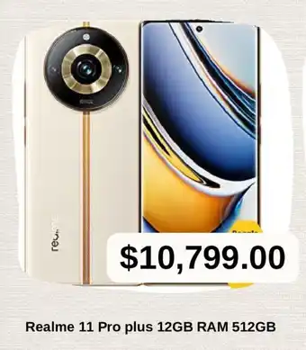 Linio Realme 11 Pro plus 12GB RAM 512GB oferta