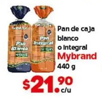 Pan de caja o Integral Mybrand 440 g