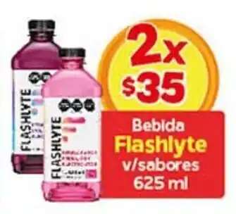 Bebida Flashlyte v/sabores 625 ml x 2