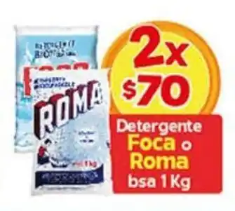 AKÁ Superbodega Detergente Foca o Roma bsa 1 Kg x 2 oferta