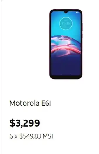 AT&T Motorola e61 oferta