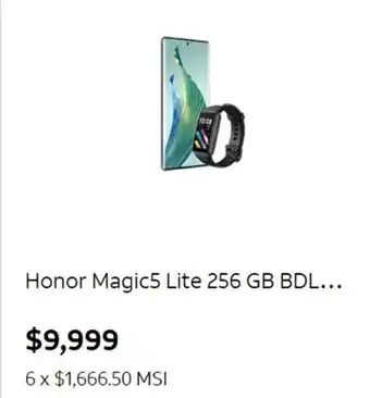 AT&T Honor Magic5 Lite 256 GB BDL... oferta