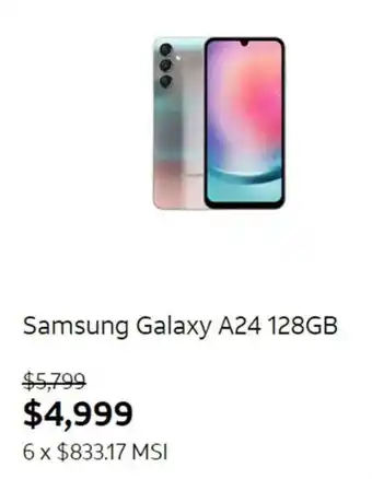 AT&T Samsung Galaxy A24 128GB oferta