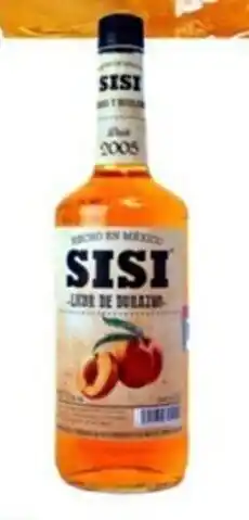 LICOR DE DURAZNO SISI 1L