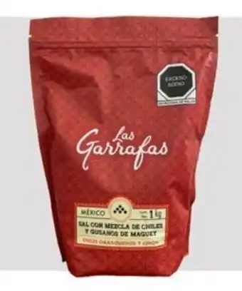 La Europea SAL DE GUSANO LAS GARRAFAS CHILES OAXAQUEÑOS/LIMON 1KG oferta