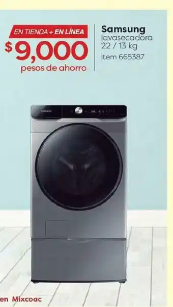Costco Samsung - Lavasecadora 22/13kg - 665387 oferta