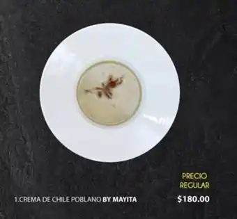 1.CREMA DE CHILE POBLANO BY MAYITA