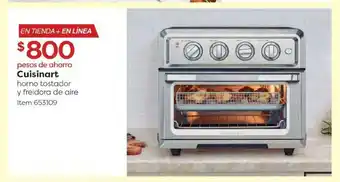Costco Cuisinart horno tostador y freidora de aire - 653109 oferta