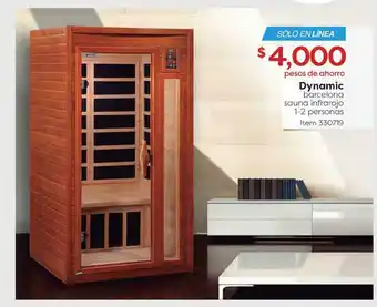 Dynamic - barcelona sauna infrarojo 1-2 personas - 330719