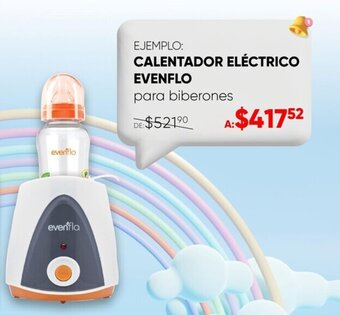 CALENTADOR ELÉCTRICO EVENFLO para biberones