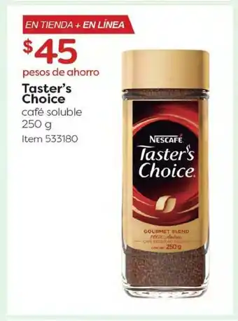 Taster's Choice cafe soluble 250g - 533180