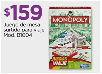Chedraui Juego de mesa surtido para viaje mod. b1004 oferta