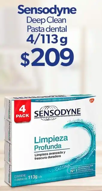 Sam's Club Sensodyne Deep Clean Pasta Dental 4/113g oferta