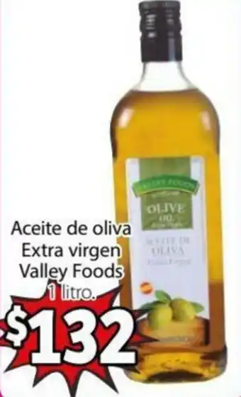 Soriana Express Aceite de Oliva Extra Virgen Valley Foods 1 Litro oferta