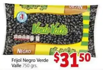 Soriana Express Frijol Negro Verde Valle 750grs oferta