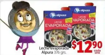 Soriana Express Leche Evaporada Alpura 376grs oferta
