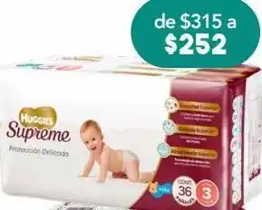 Farmacia San Pablo Huggies supreme et3 unisex c/36pzs oferta