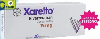 Farmacia San Pablo Xarelto com 15mg caj c/28 oferta