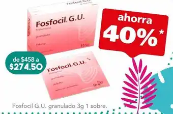 Farmacia San Pablo Fosfocil g.u. adu gdo grn 3gr sob c/1 oferta