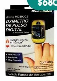 Farmacia San Pablo Choicemmed oximetro digital c/1pza oferta