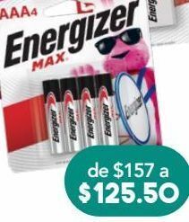 Farmacia San Pablo Energizer max aaa bli c/4pz oferta